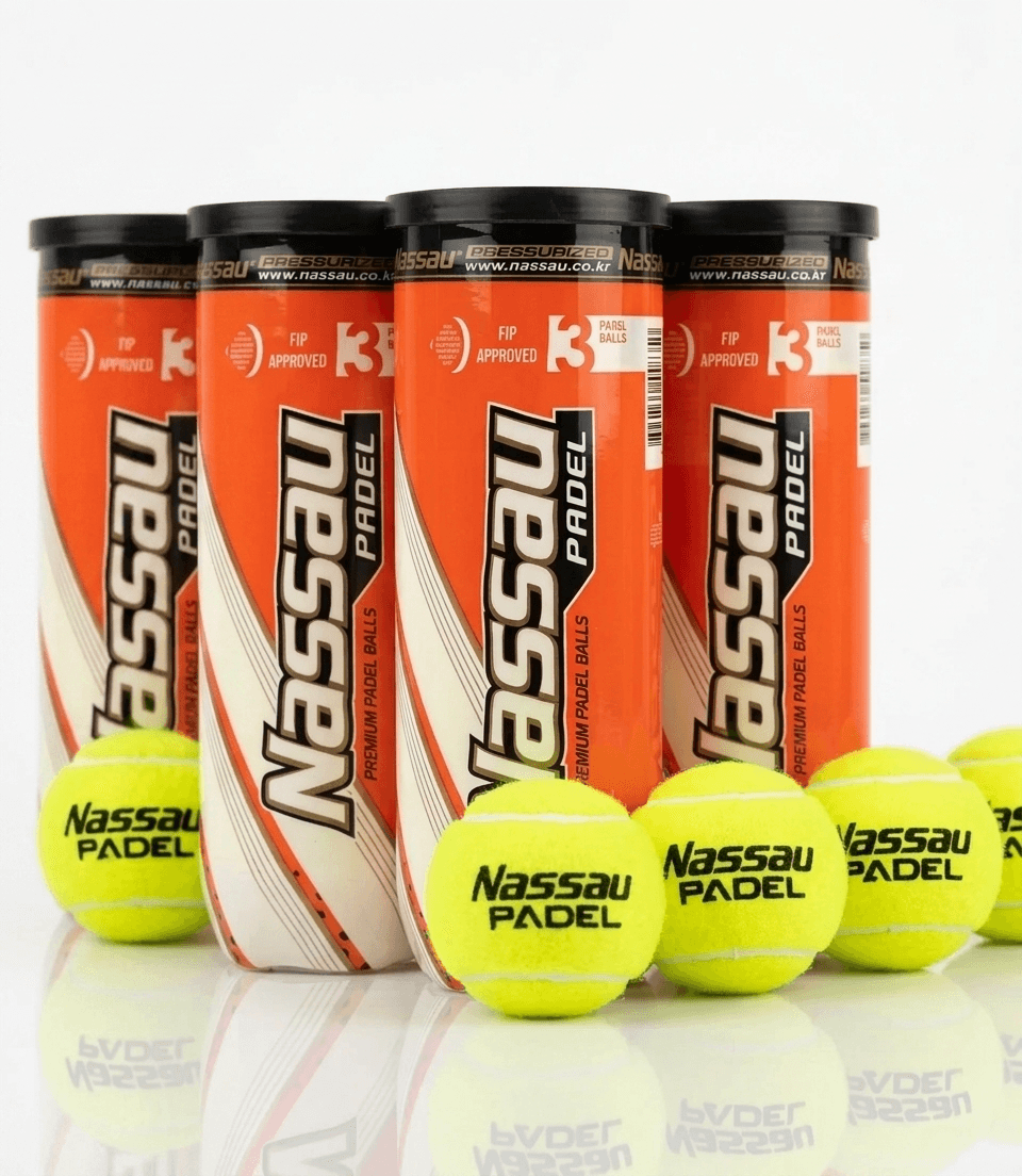 Nassau padel ball X4 ( چهار قوطی )
