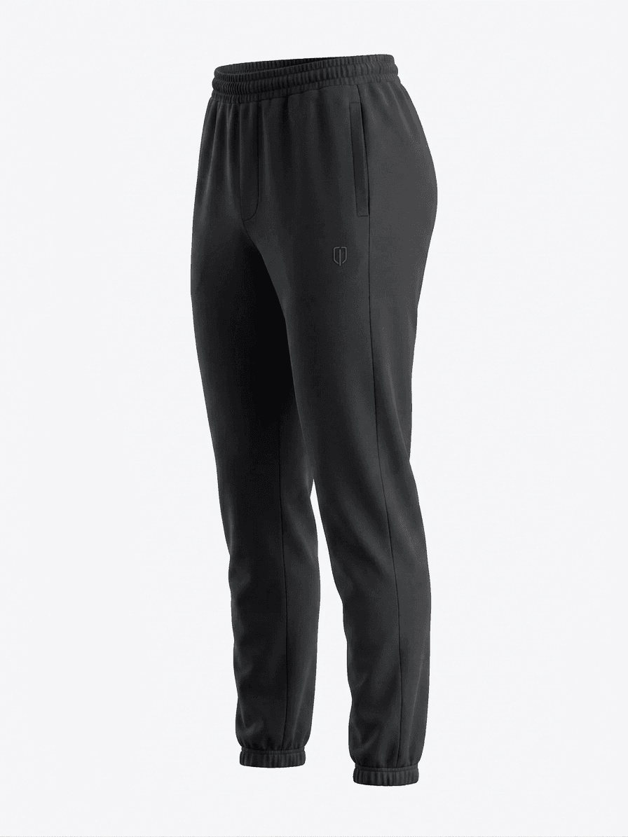 UNIPRO MEN-CLOSED HEM SWEAT PANTS-BLUE