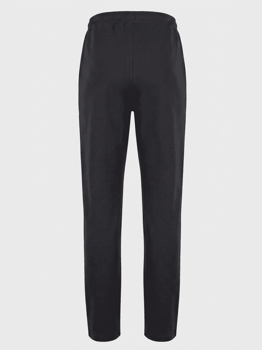 UNIPRO MEN-OPEN HEM SWEAT PANTS-BLACK