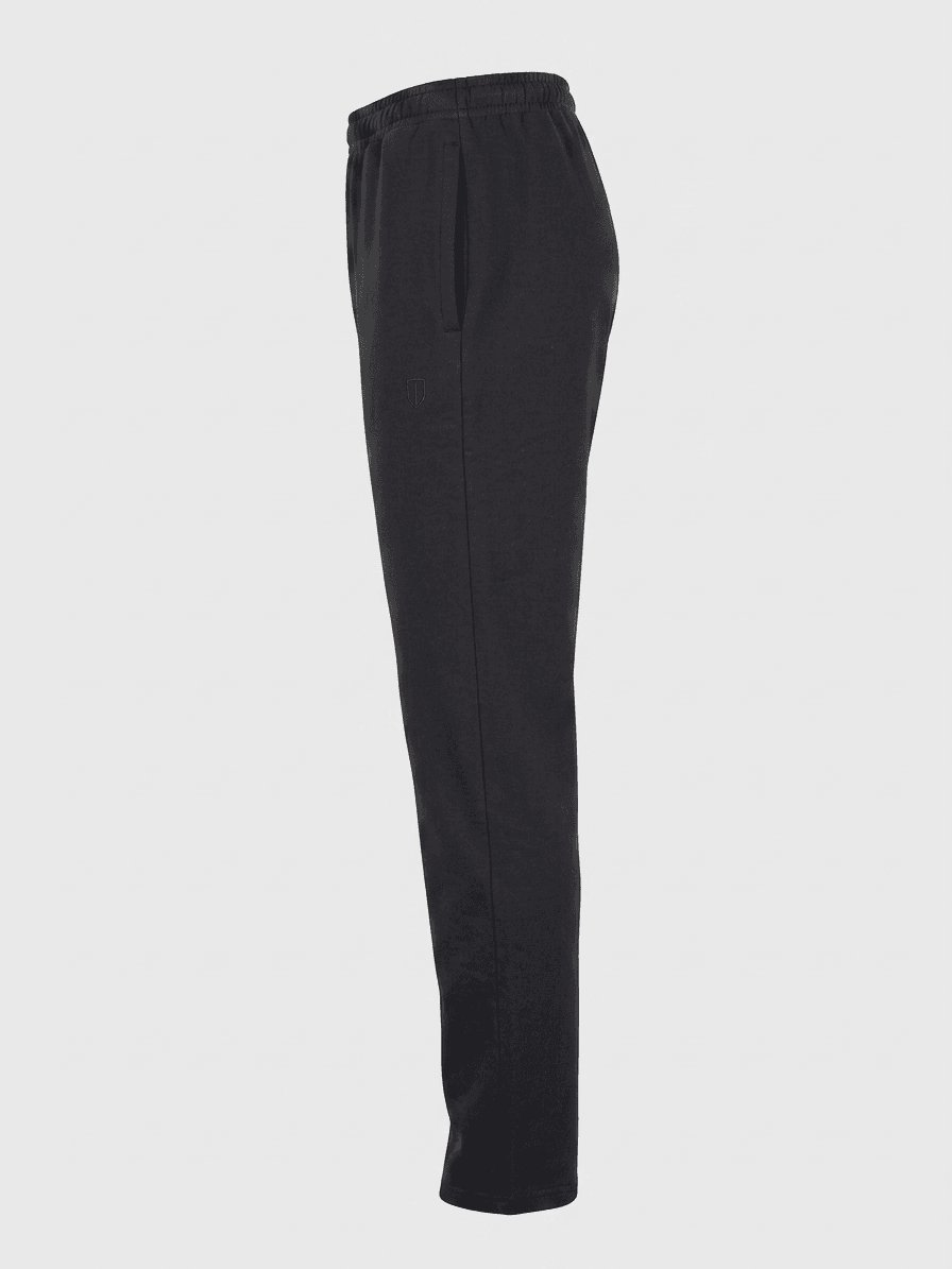 UNIPRO MEN-OPEN HEM SWEAT PANTS-BLACK