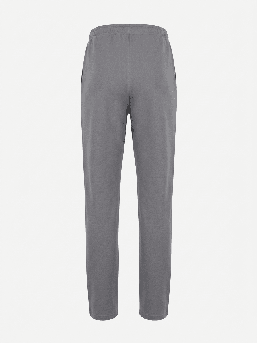 UNIPRO MEN-OPEN HEM SWEAT PANTS-MELANGE LIGHT GREY