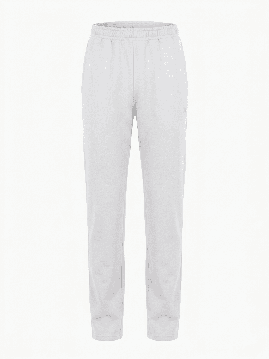 UNIPRO WOMEN-OPEN HEM SWEAT PANTS-WHITE