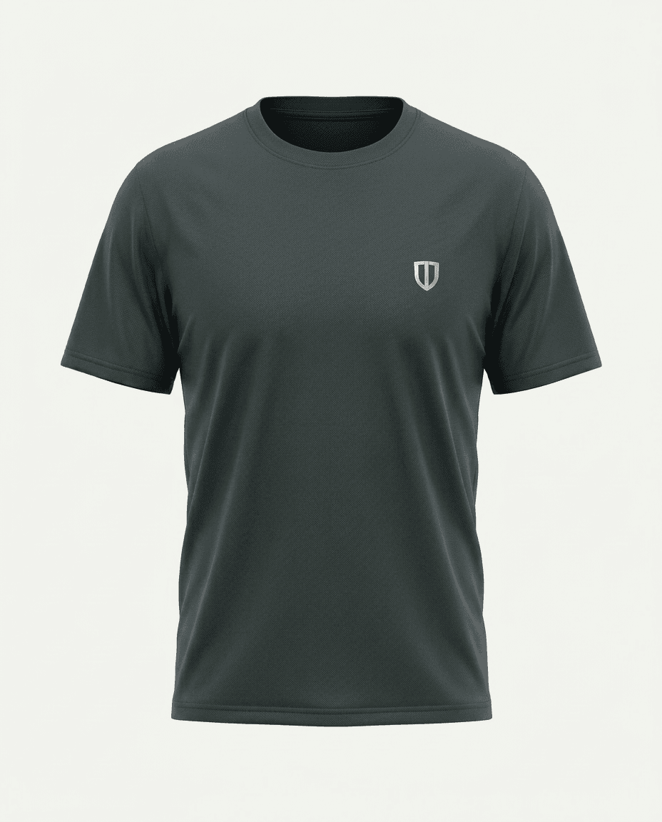 UNIPRO MEN-REGULAR TEAM KAPPA SS TSHIRTS-ANTHRACITE