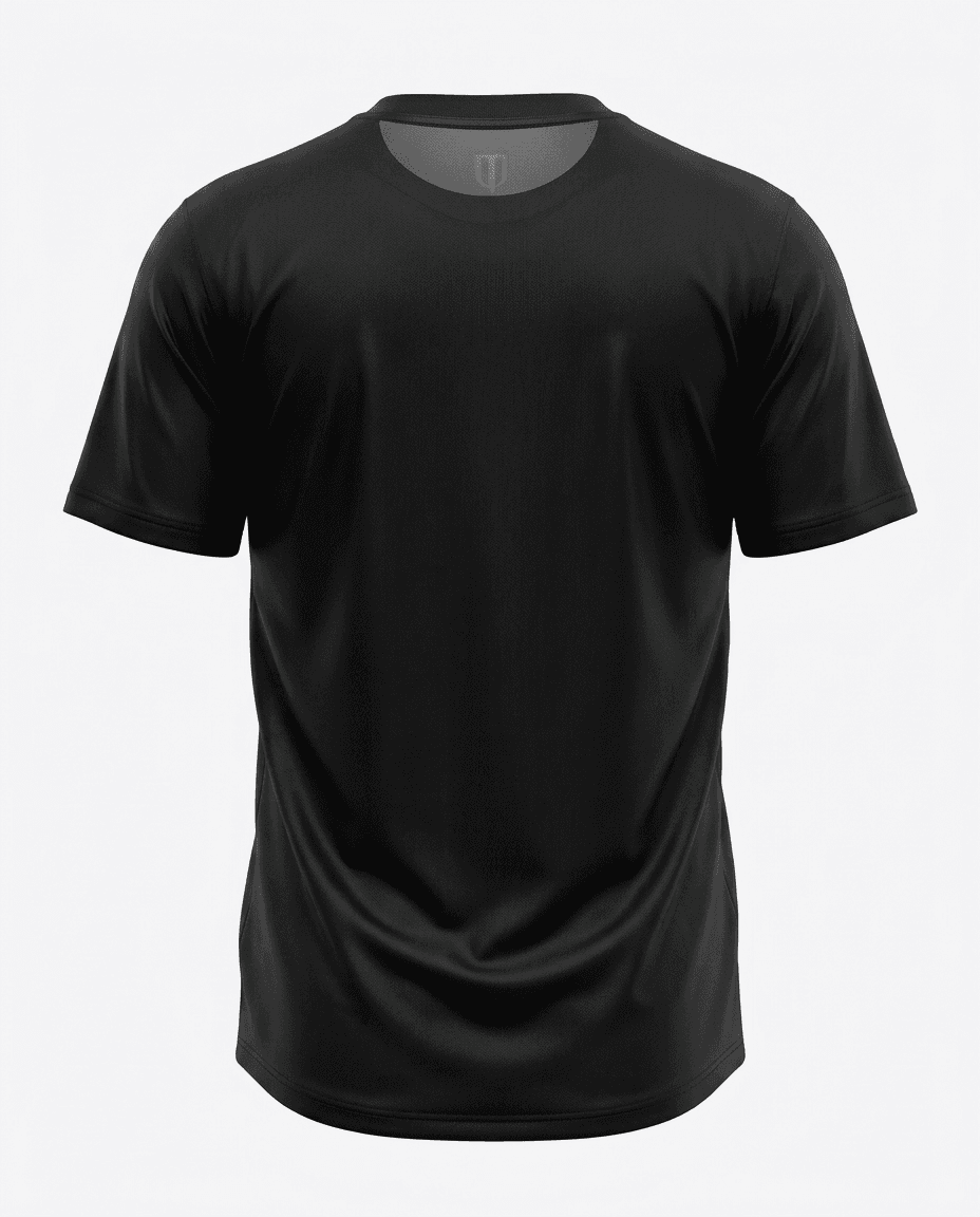 UNIPRO MEN-REGULAR TEAM KAPPA SS TSHIRTS-BLACK