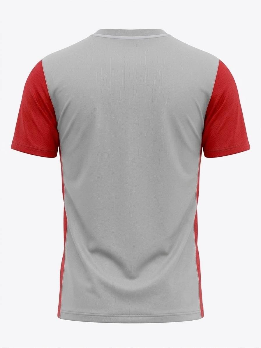 UNIPRO MEN-HD V-NECK SS TSHIRTS-GREY