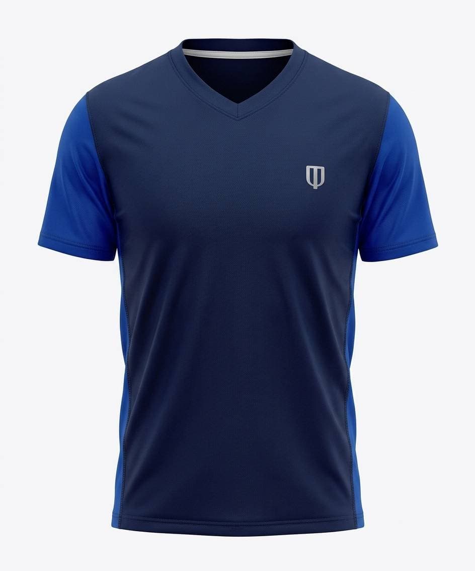 UNIPRO MEN-HD V-NECK SS TSHIRTS-NAVY