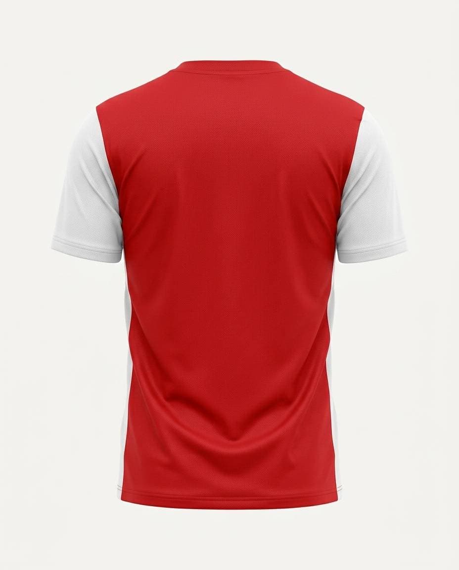 UNIPRO MEN-HD V-NECK SS TSHIRTS-RED