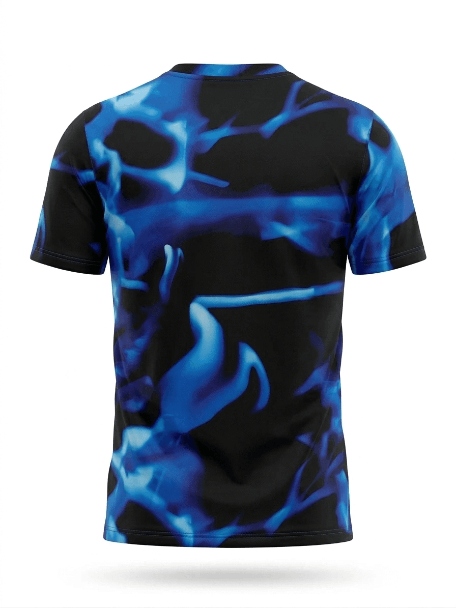 UNIPRO UNISEX-HEAVEN PERFORMANCE SS TSHIRTS-MULTI BLUE