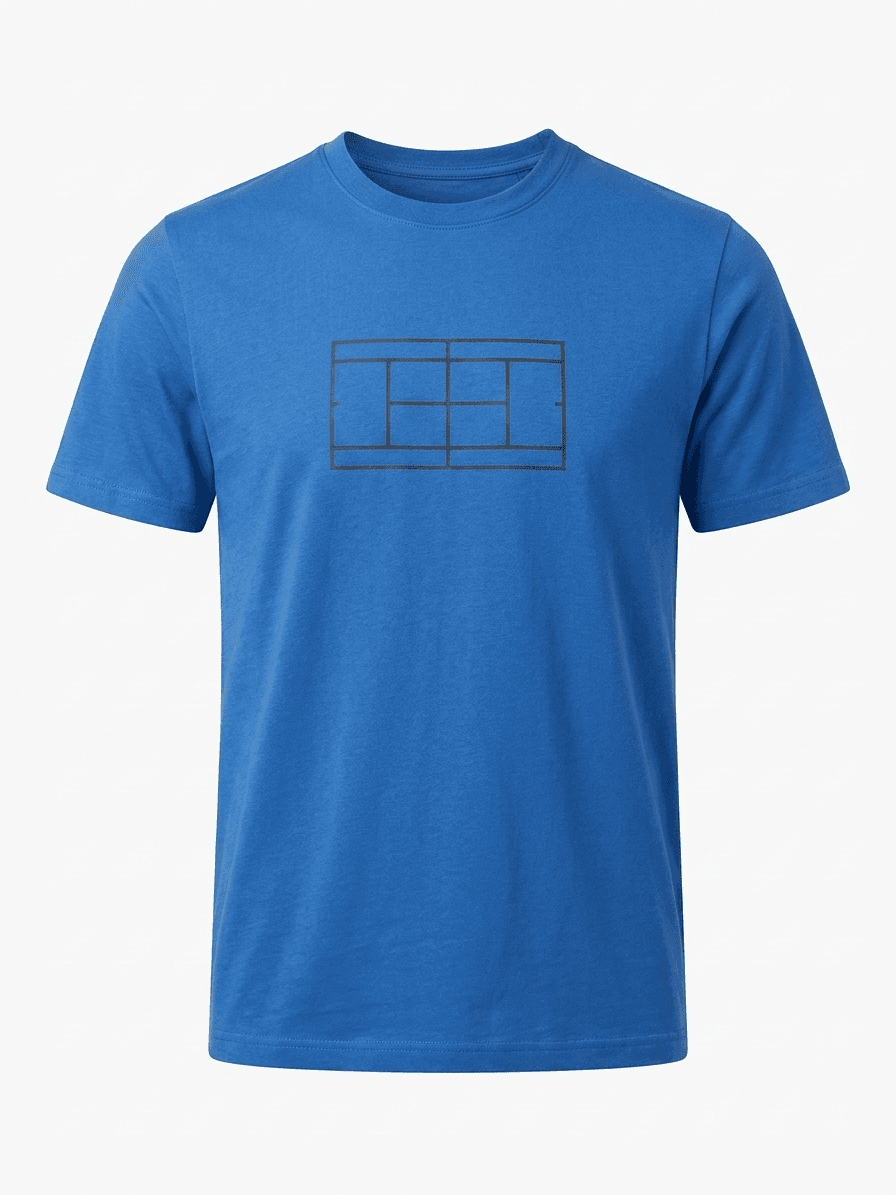 UNIPRO UNISEX-COURT SS TSHIRTS-HEATHER ROYAL