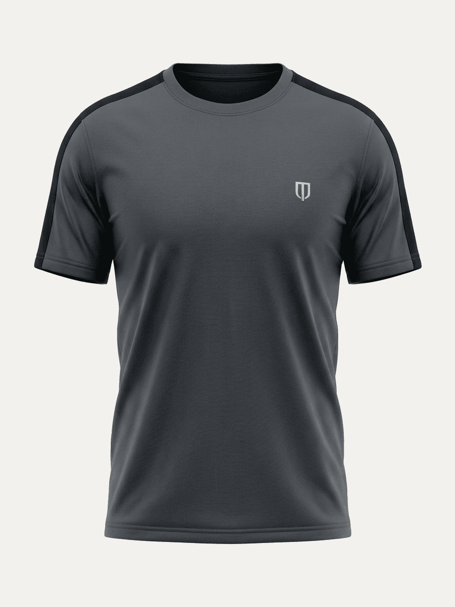 UNIPRO MEN-NK KAPPA SS TSHIRTS-ANTHRACITE