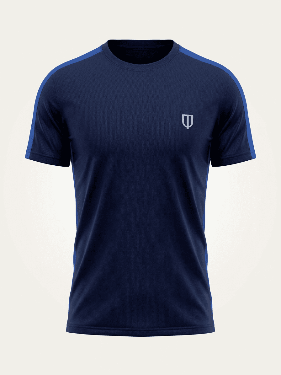 UNIPRO MEN-NK KAPPA SS TSHIRTS-NAVY