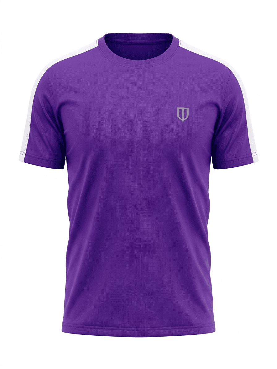 UNIPRO MEN-NK KAPPA SS TSHIRTS-PURPLE