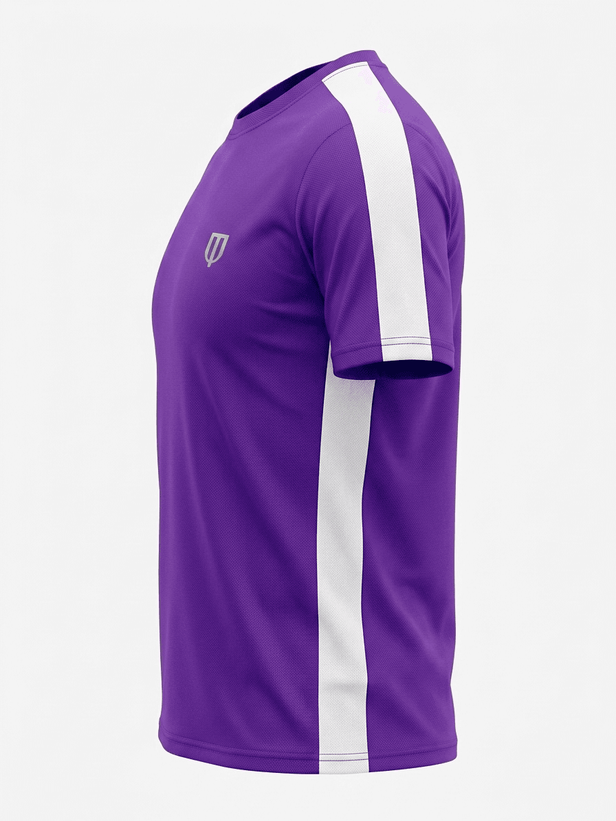 UNIPRO MEN-NK KAPPA SS TSHIRTS-PURPLE
