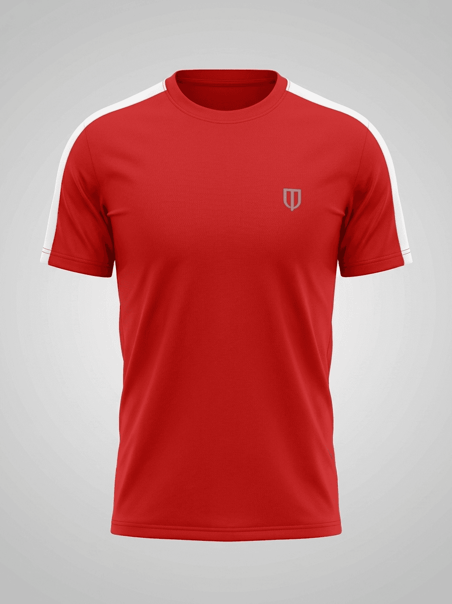 UNIPRO MEN-NK KAPPA SS TSHIRTS-RED