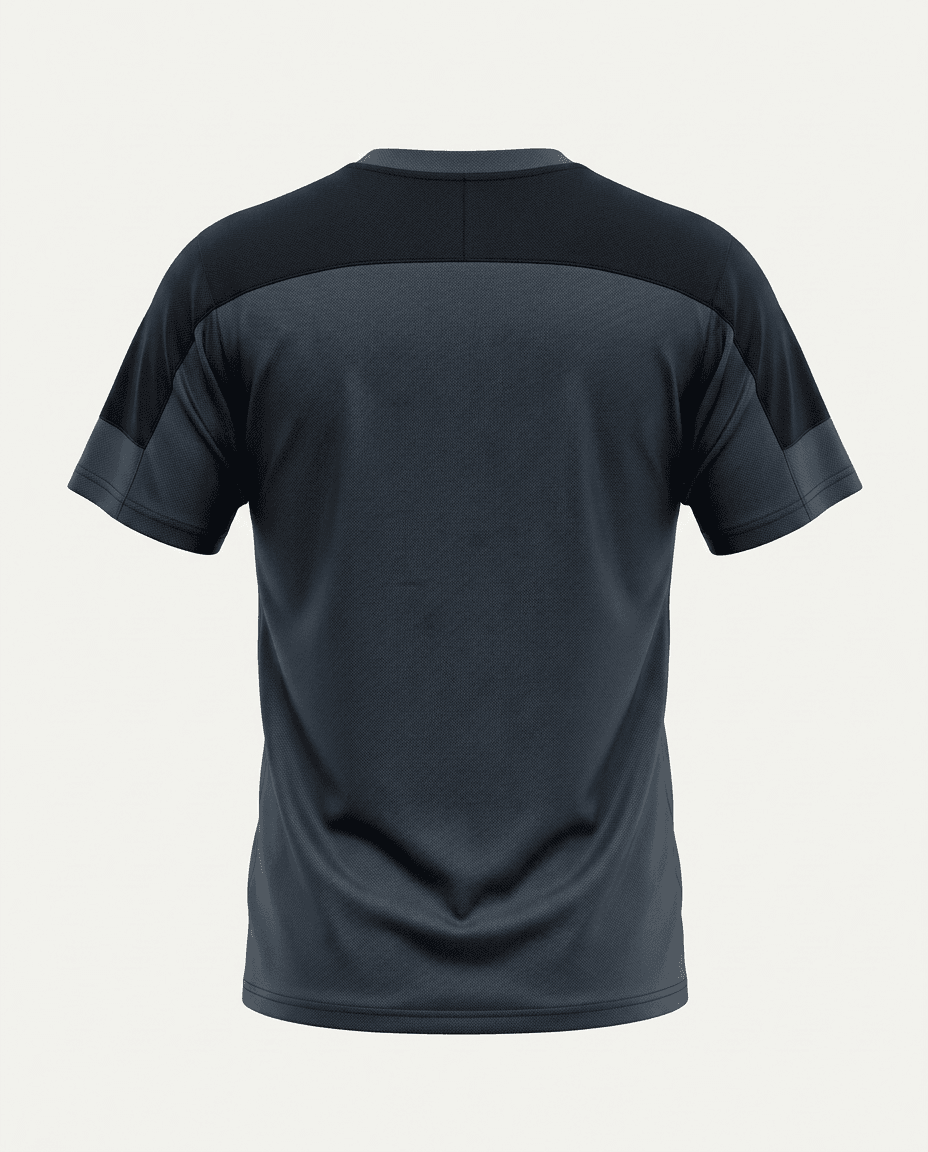 UNIPRO MEN-ORANGE POWER KAPPA SS TSHIRTS-ANTHRACITE