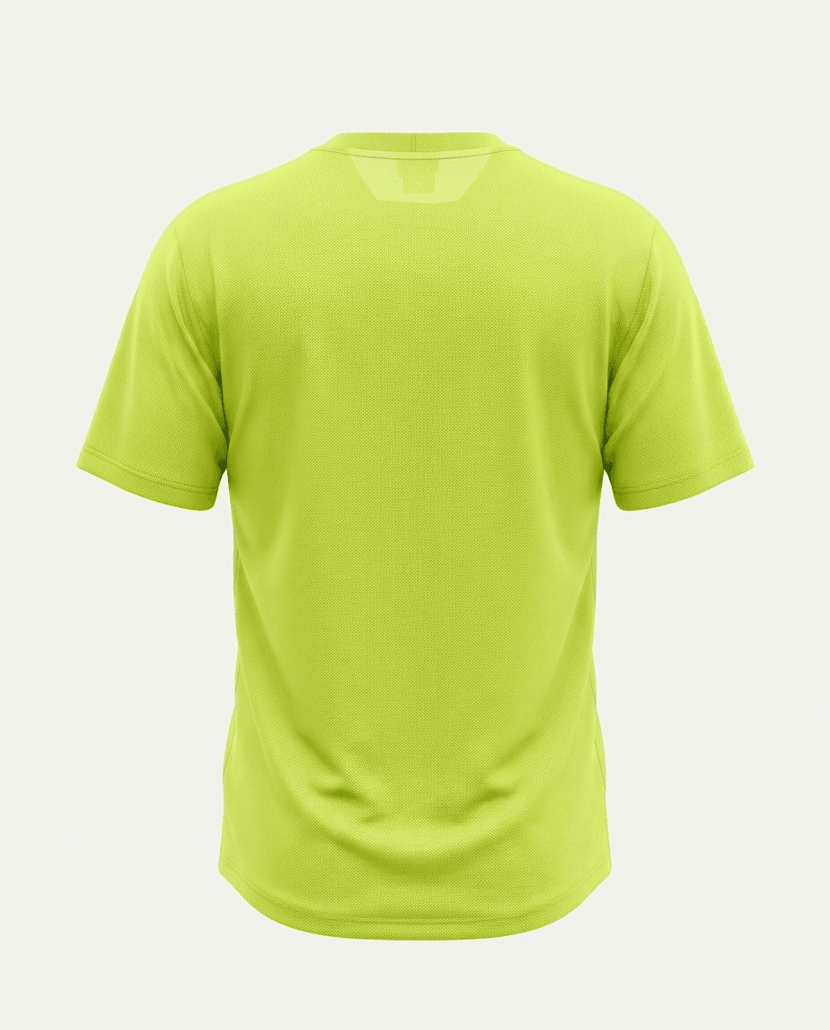 UNIPRO MEN-ORANGE POWER KAPPA SS TSHIRTS-LIME