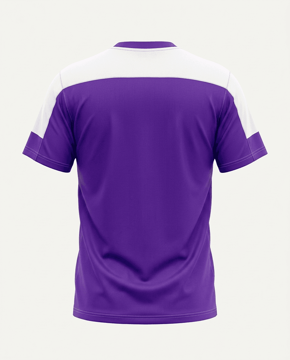 UNIPRO MEN-ORANGE POWER KAPPA SS TSHIRTS-PURPLE