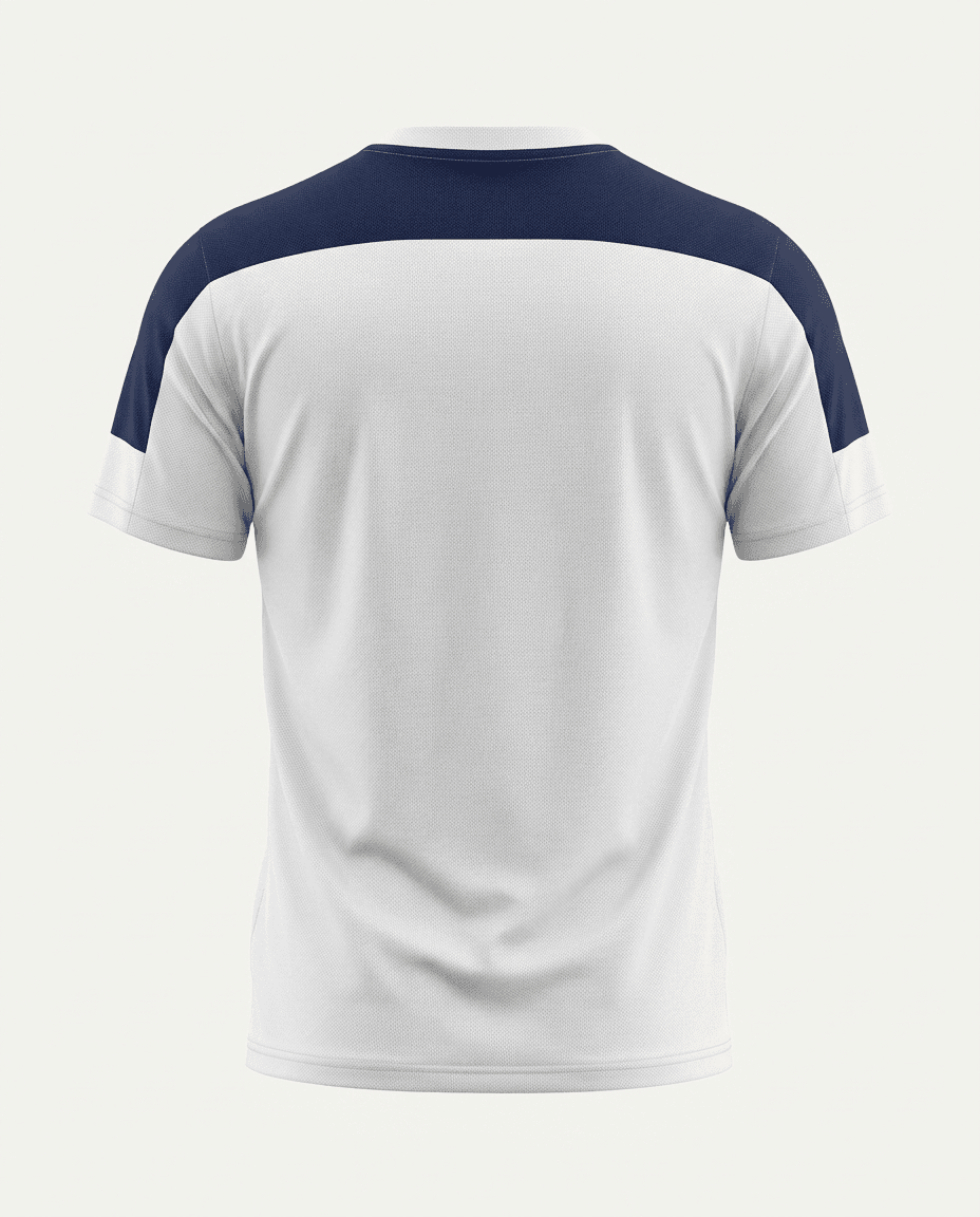 UNIPRO MEN-ORANGE POWER KAPPA SS TSHIRTS-WHITE