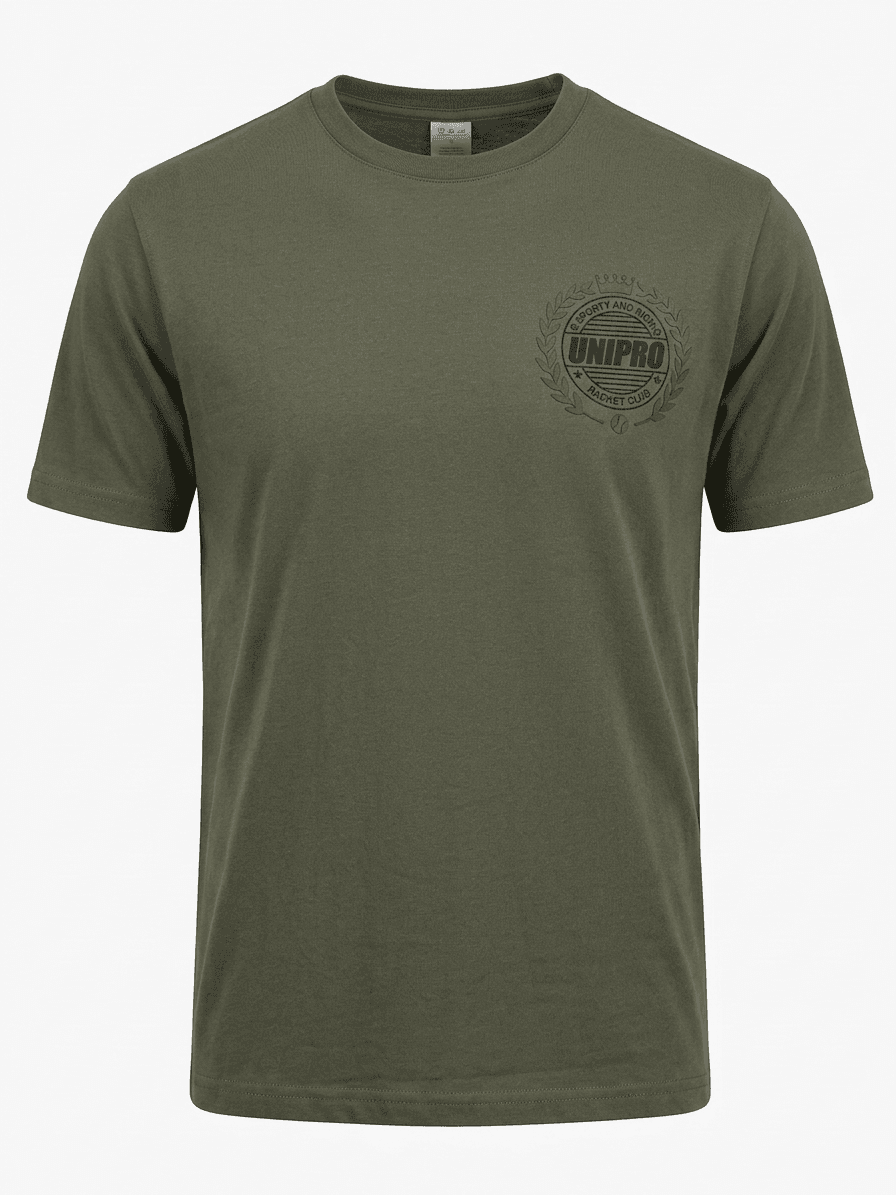 UNIPRO UNISEX-CROWN/PACKET CLUB SS TSHIRTS-DARK GREEN