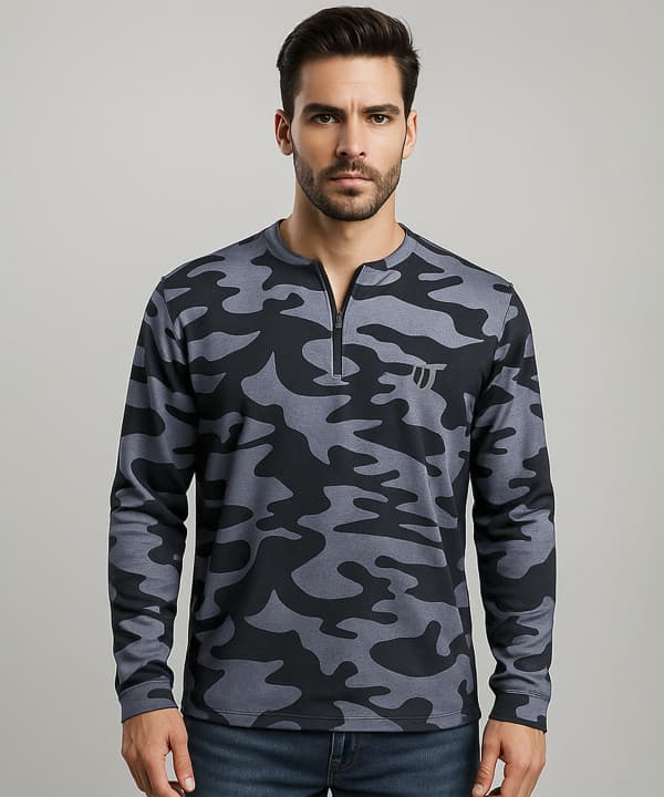 UNIPRO MEN-1/2 ZIPPER PERFORMANCE SHIRTS
