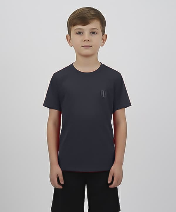 JUNIOR ADI SS TSHIRTS-ANTHRACITE