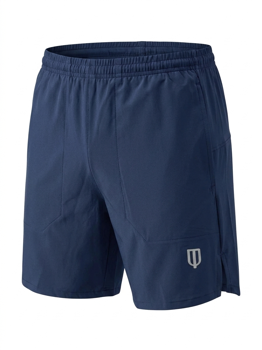 UNIPRO MEN-LOVE RUN WOVEN SHORTS — NAVY