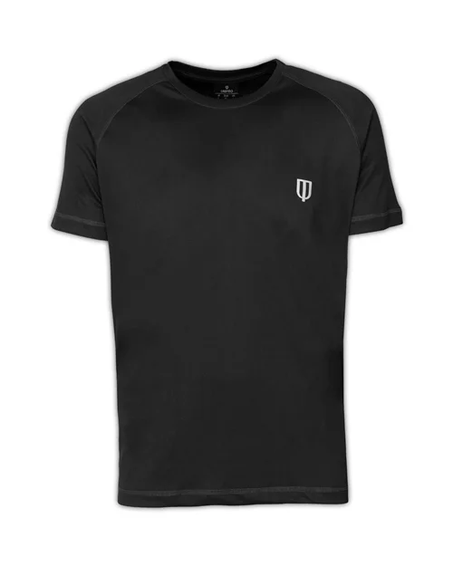 REGLAN KAPPA SS TSHIRTS-BLACK