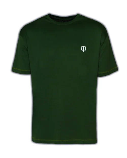 REGULAR KAPPA SS TSHIRTS-DARK GREEN