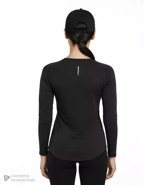 UNIPRO WOMEN-REGLAN KAPPA LS TSHIRTS-BLACK