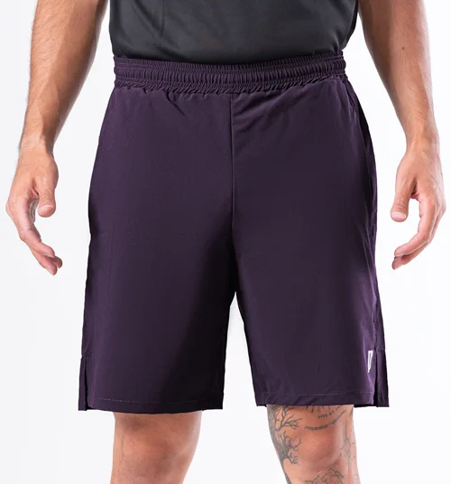 GOODSTOCK WOVEN SHORTS-EGGPLANT