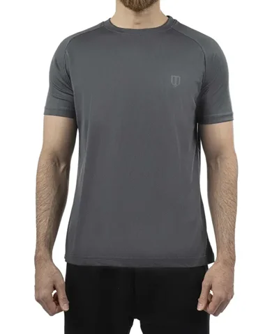 UNIPRO MEN-BACK PANEL KAPPA SS TSHIRTS-ANTHRACITE
