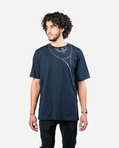 RACKET NECKLACE NAVY