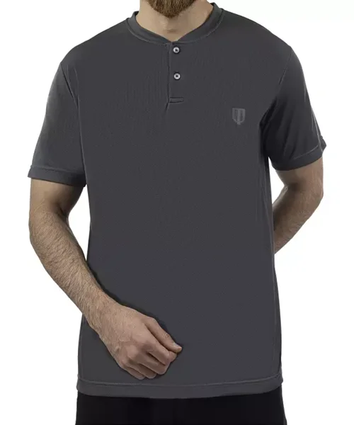 UNIPRO MEN-NX KAPPA SS TSHIRTS-ANTHRACITE