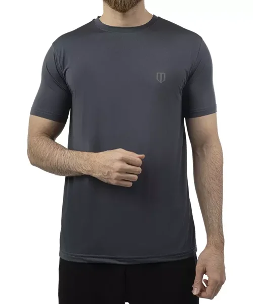 UNIPRO MEN-ADI SS TSHIRTS-ANTHRACITE