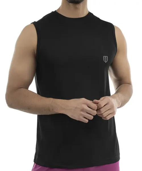 UNIPRO MEN-REGULAR KAPPA SL TSHIRTS-BLACK