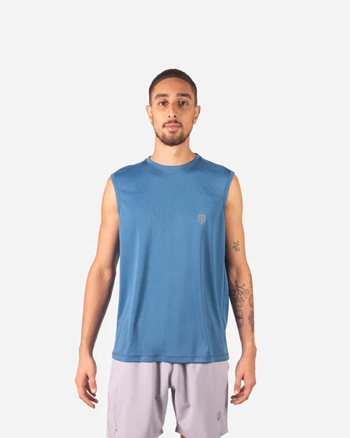REGULAR KAPPA SL TSHIRTS-OIL BLUE