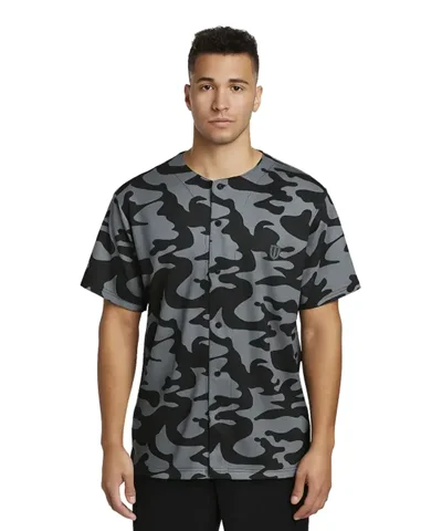 UNIPRO MEN-BASEBALL LS SHIRTS-CAMOUFLAGE