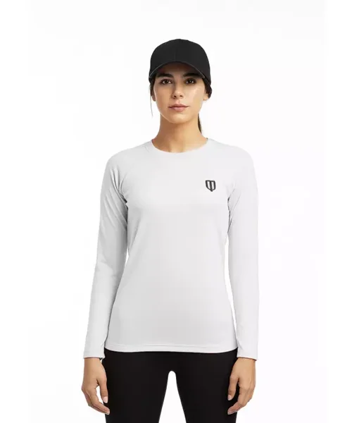 UNIPRO WOMEN-REGLAN KAPPA LS TSHIRTS-WHITE