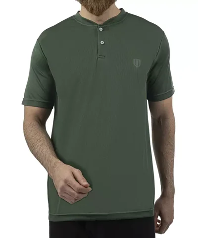 UNIPRO MEN-NX KAPPA SS TSHIRTS-DARK GREEN