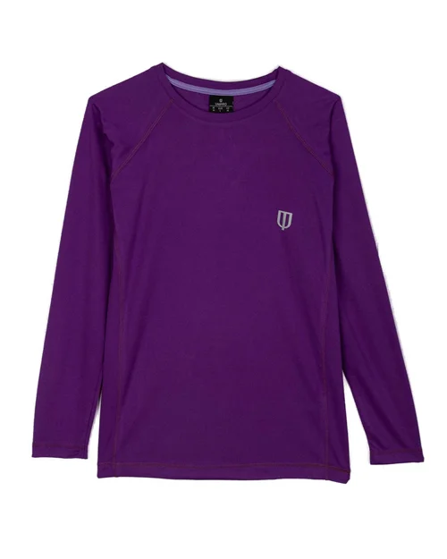 SIDE PANEL KAPPA LS TSHIRTS-PURPLE