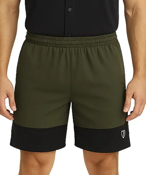 UNIPRO MEN-BASKETBALL SHORTS-DARK GREEN