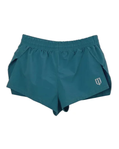 UNIPRO WOMEN-YASSI WOVEN SHORTS-JEWEL BLUE