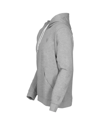 SMALL LOGO HOODED SWEATERS-MELANGE LIGHT GREY