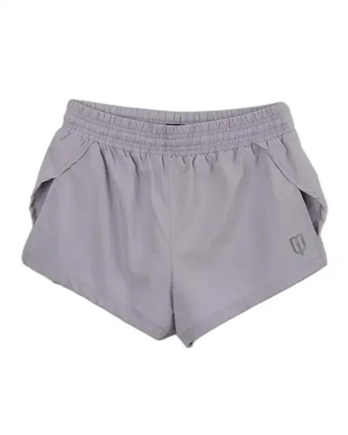 UNIPRO WOMEN-YASSI WOVEN SHORTS-SILVER