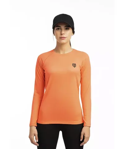 UNIPRO WOMEN-REGLAN KAPPA LS TSHIRTS-PEACH PINK
