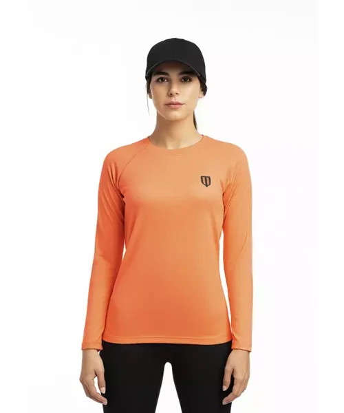 UNIPRO WOMEN-REGLAN KAPPA LS TSHIRTS-PEACH PINK