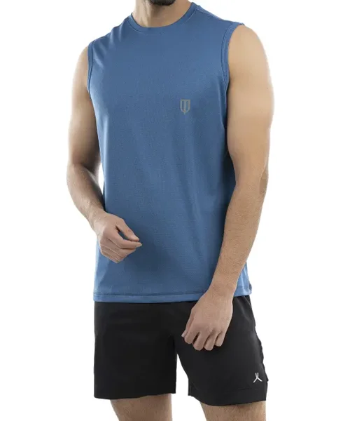 REGULAR KAPPA SL TSHIRTS-OIL BLUE